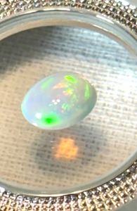 Natural Ethiopian Opal Loose Gemstone 6x8mm Oval Multi <b>Fire</b> Color Play <b>Stone</b> Welo Opal for Jewelry Making - Product Image 2