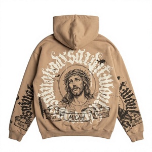 Sudadera con Capucha para Hombre Micah, Estilo Urbano, Premium, 300g, Algodón, con Bordado Personalizado e Impresión DTF - Product Image 1