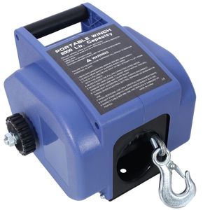 Verricello Elettrico Reversibile 12V per Barche, Galvanizzato, 5000 Libbre, con Gancio a Puleggia Extra, Montaggio Rapido - Product Image 6