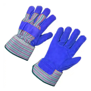 Guantes de Trabajo de Cuero OEM para Protección de Manos, Transpirables, Resistentes, de Cuero de Vaca, de Dedo Completo, Guantes de Seguridad - Product Image 4