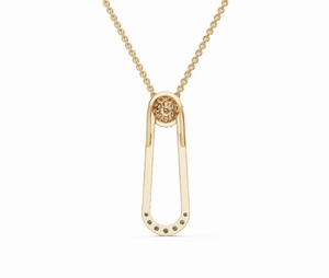 Colgante de Oro con Diamantes en Forma de Corazón, 0.620 Quilates, 23 Diamantes, Oro Amarillo, Rosa, 9k, 14k, 18k, Auténtico, Fino, Minimalista, Collar, Amuleto, Regalo - Product Image 5