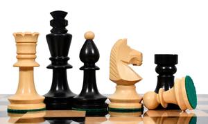 ตัวหมากรุกหรูหราแบบโรมาเนียและฮังการี ขนาด 3.8 นิ้ว (คิง) ทำจากไม้เอโบนีและไม้บ็อกซ์วูด น้ำหนักสมดุล ราคาดีที่สุด - Product Image 4