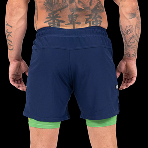 Shorts décontractés et utilitaires pour hommes en toile, élasthanne et polyester, anti-plis, taille mi-haute élastique, durables, extensibles, avec poches avant solides - Product Image 3