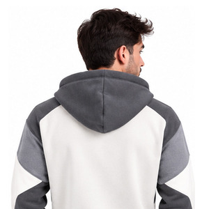 Sweat-shirt à capuche zippé pour homme, streetwear, fabrication sur mesure, fabricant de vêtements de sport décontractés, service premium, mode. - Product Image 5