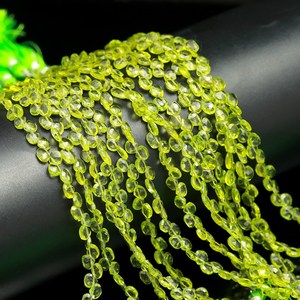 Perlas de Peridoto Verde Natural en Forma de Corazón con Brillo Claro y Aspecto Rústico para Collares, Joyería DIY, Manualidades, Piedras Preciosas - Product Image 5