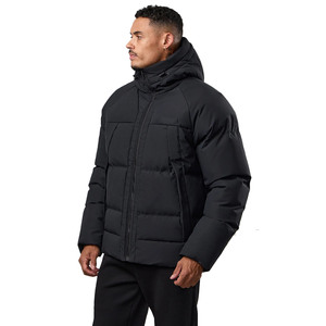 Oem Customized logo Design Trendy Autumn and <b>Winter</b> New Men's <b>Coat</b> Short Stand Collar Light Polyester <b>Coat</b> Men Jacket - Product Image 2