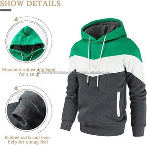 Manufacturer Jumper Streetwear Blank Pullover Custom Heavyweight Thick Cropped Hoodie Custom Hoodie Men's - Product Image 4