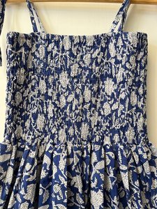 Trendy Indian Block Print Women's Girls' Pure Cotton Maxi Dress Casual Summer Evening Party <b>Long</b> Midi Bulk Natural Pattern Hot! - Product Image 4
