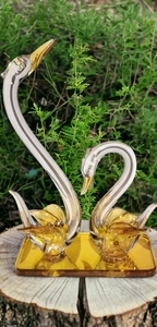 Presse-papiers décoratif artisanal en verre compact, motif ananas Art Déco, canard et oiseaux, pour la maison, le bureau, le tableau de bord de voiture, cadeau d'anniversaire - Product Image 4