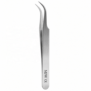 Pince dentaire incurvée à pointe en acier inoxydable, pince à coton dentaire, pince chirurgicale pour clinique dentaire - Product Image 1