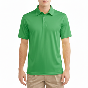 Polo homme de haute qualité 100% coton extensible coupe ajustée respirant manches courtes OEM personnalisation de marque fournisseur d'usine vente en gros - Product Image 6