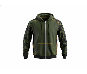 Ventes en gros de sweats à capuche entièrement zippés avec impression de logo personnalisé, vêtements de mode pour hommes, femmes et jeunes, veste à capuche pour l'entraînement, vêtements de sport - Product Image 5
