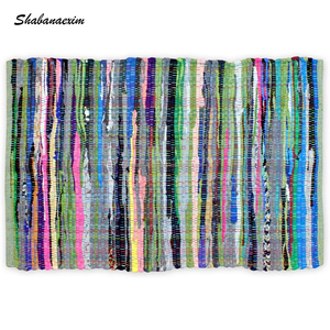 พรมลายทางสีน้ำตาลอ่อนแบบทำด้วยมือพรมวิ่งสำหรับพื้นห้องนั่งเล่นจากซัพพลายเออร์อินเดีย - Product Image 6