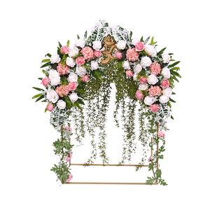 Artificial Flower Factory.com Support Ganpati 2 pieds en plastique fait main haute simulation pour mariage réutilisable et recyclable - Product Image 2