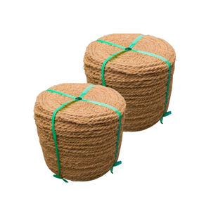 Corde en fibre de coco naturelle et souple pour le ligaturage des plantes et la protection de la croûte d'arbre dans les applications de jardinage et de pépinière - Product Image 1