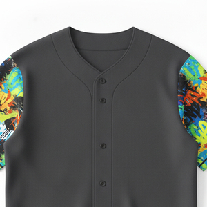Custom Logo <b>Mens</b> Striped Baseball Jersey V Neck Button Up Breathable Softball Uniform Team Club Training Wear Bulk - Product Image 4