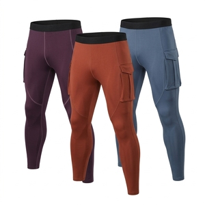 Leggings de Compresión para Hombre, Elásticos, de Secado Rápido, para Deportes, Running, Yoga, Entrenamiento, Fitness - Product Image 1