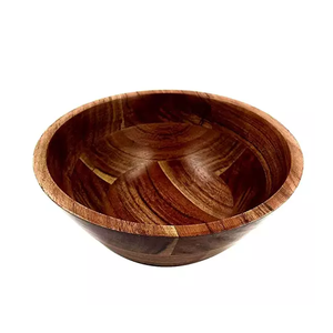 Bol de service en bois 100% naturel, durable, léger et écologique pour la maison, les cadeaux, la présentation des aliments, vente en gros par EVANA IMPEX - Product Image 4