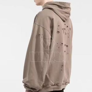 เสื้อฮู้ดดี้สตรีทแวร์ ดีไซน์สวย คุณภาพดี สไตล์ดิสเทรส ราคาล่าสุด น้ำหนักเบา ผ้าฝ้ายผสม แขนยาว - Product Image 3