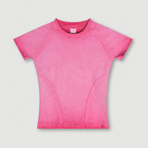 T-shirts d'été décontractés pour hommes, imprimés, en maille de polyester-coton, à manches courtes, respirants, avec col boutonné - Product Image 3