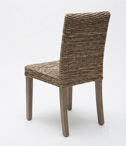 Silla de Comedor Tradicional de Ratán Tejido Ecológico con Patas de Madera Maciza, Muebles de Comedor para el Hogar, Hotel o Restaurante - Product Image 2