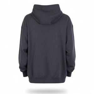 เสื้อฮู้ดดี้สตรีทแวร์ทรงปกติสำหรับผู้ชาย ผลิตตามสั่ง (OEM) ผ้าคอตตอนเทอร์รี่ 100% พิมพ์ลาย ล้างสีแบบแอซิด หนานุ่ม สไตล์ดิสเทรส - Product Image 2