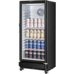 Réfrigérateur commercial vertical avec porte vitrée de 5,7 pi³ pour boissons, vitrine réfrigérée, congélateur - Product Image 1