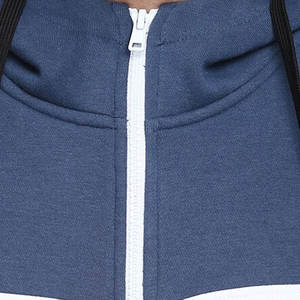 Sudadera con capucha y cremallera estilo streetwear, de algodón, unisex, talla grande, directo de fábrica - Product Image 2