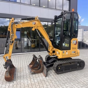Mini-excavatrice sur chenilles Cat fiable, en excellent état d'origine, moteur, boîte de vitesses, pompe à engrenages, fonctionnement fluide, puissance élevée - Product Image 1