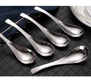 Cuillère à soupe en acier inoxydable de haute qualité, dernières nouveautés, 6 cuillères à soupe, meilleurs cadeaux, articles artisanaux, meilleures ventes, promotion - Product Image 1