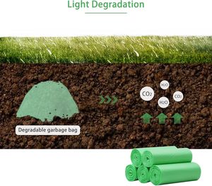 Trash <b>Bags</b> Small Biodegradable Garbage <b>Bags</b> <b>Compostable</b> Food Waste Can Liners Wall - Product Image 3