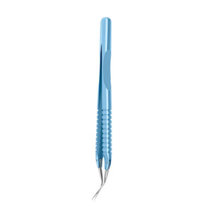 Pinces de capsulorhexis avec échelle graduée 2,50 et 5,00 mm, conception à action croisée pour incisions de 1,50 mm, droites, en acier inoxydable, ophtalmiques - Product Image 2