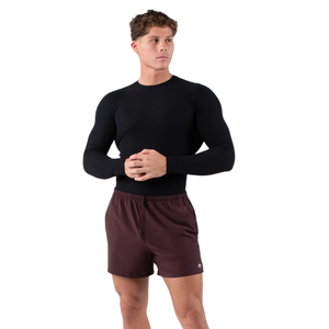 กางเกงขาสั้นออกกำลังกายผู้ชาย ทรงไดนามิก เอวยางยืด น้ำหนักเบา แห้งเร็ว เหมาะสำหรับวิ่ง ฟิตเนส กีฬา รับผลิตตามแบบ (OEM) ขายส่ง - Product Image 5