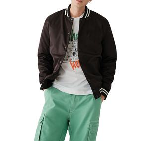 Chaqueta universitaria de satén de la mejor calidad, chaqueta con letras de estilo de béisbol de invierno bordada OEM para hombre - Product Image 1