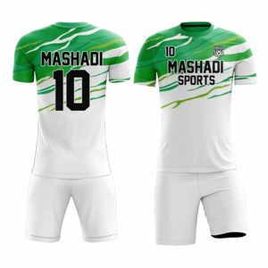 Uniformes de Fútbol Sublimados al por Mayor con Diseño Personalizado, Transpirables, que Absorben la Humedad, de Alta Calidad, Manga Corta, Cuello Redondo - Product Image 4