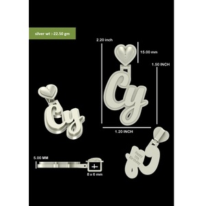 Pendentif en diamant Moissanite très demandé pour les festivals et les tenues streetwear de luxe, disponible au prix d'usine - Product Image 1