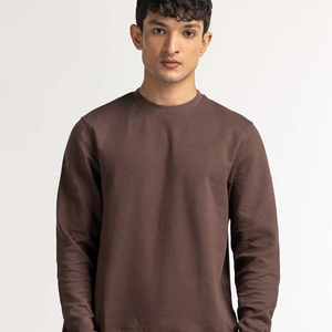 Sudadera con capucha estampada de algodón clásica informal de alta calidad para hombre, ropa personalizada marrón para mujer y hombre - Product Image 5