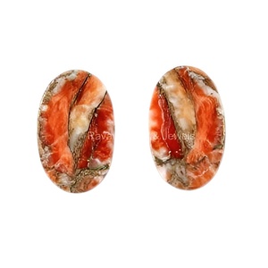 Cuarzo Coral Esponjoso Natural Naranja Ovalado Liso de Alta Calidad 12x19mm para Fabricación de Joyas al por Mayor, Piedras Preciosas Sueltas Confiables - Product Image 1