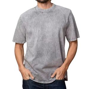 Camiseta de gran tamaño con estampado de algodón 100% personalizado Unisex en blanco personalizado para hombre streetwear camisetas para hombre caja camiseta - Product Image 1