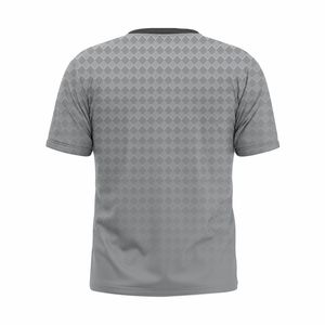 เสื้อยืดฮิปฮอปผู้ชายสั่งทำพิเศษ ผ้าฟลีซโพลีเอสเตอร์ 100% ทรงปกติ ย้อมสีแบบ Garment Dyed เป็นมิตรต่อสิ่งแวดล้อม รับผลิตเสื้อยืดพร้อมโลโก้ตามสั่ง ผู้ผลิต OEM/ODM สไตล์สตรีท - Product Image 2