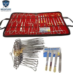 Kit de chirurgie générale des tissus mous vétérinaire 24 pièces, instruments chirurgicaux en acier inoxydable de qualité supérieure pour les opérations sur les tissus mous des animaux - Product Image 6