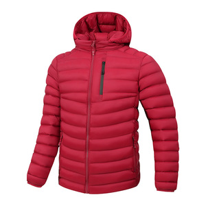 New <b>Winter</b> Jacket-Outdoor Windproof <b>Quilted</b> Stand Collar Puffer Coat with Front Logo - Product Image 4