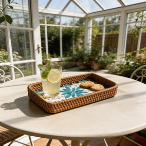 housewarming gift tray wedding gift serving tray hostess gift tray stylish gift for her eco-friendly gift tray - Product Image 4