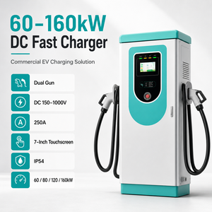 Yüksek Güçlü Çift Tabancalı EV Şarj Cihazı GB/T/CCS1/CCS2 Arabirimleri <span class=keywords><strong>DC</strong></span> 150-1000V Çıkış IP54 Koruma 380V Giriş Akıllı Uzaktan Yönetim - Product Image 1