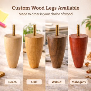 Wooden Furniture Legs Replacement <b>Sofa</b> Feet Natural Wood Cabinet <b>Table</b> Chair Legs Bulk Manufacturer - Product Image 1