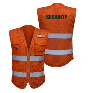 ผู้ผลิตและส่งออกเสื้อกั๊กนิรภัยโพลีเอสเตอร์ตาข่ายมาตรฐาน ANSI เสื้อกั๊กนิรภัยสะท้อนแสงแบบกำหนดเอง เสื้อกั๊กเจ้าหน้าที่รักษาความปลอดภัยแบบมองเห็นได้ชัดเจน - Product Image 2
