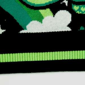 เสื้อสเวตเตอร์ถักลายการ์ตูนแบบเต็มตัว ดีไซน์เนอร์คอกลม สำหรับผู้หญิง - Product Image 4