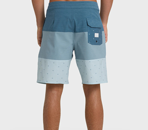 Custom Casual Solid Front Logo Sublimation Transfer Print Surf <b>Shorts</b> for <b>Men</b> Quick Dry Worsted Drawstring Closure Wholesale - Product Image 2