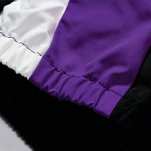 Veste coupe-vent zippée haut de gamme pour homme avec empiècements contrastés, imperméable et à capuche – Style streetwear – Vente en gros - Product Image 6