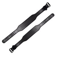 Ceinture de musculation en cuir personnalisée à double boucle réglable, ceinture de soutien dorsal pour les athlètes professionnels de fitness
